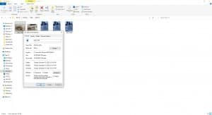 General Tab in Windows 10