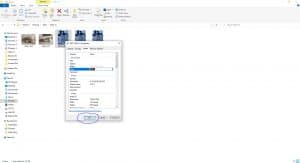 Clicking ok while tagging